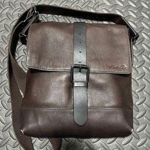 SOLD - Kenneth Cole Reaction Men's Leather Crossbody Bag
